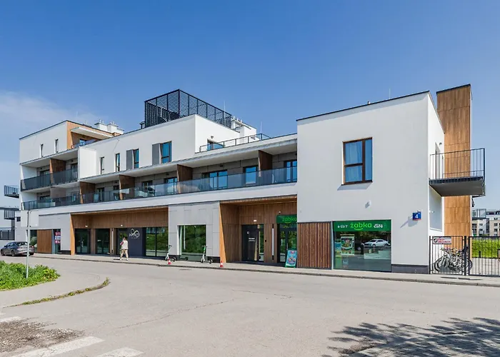 Superapart Herbu Janina 4, Wilanow, Szpital Medicover, Paley, Parking